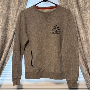 Adidas Men's Gray Crewneck Sweater